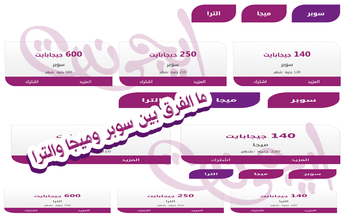 ما الفرق بين سوبر وميجا والترا