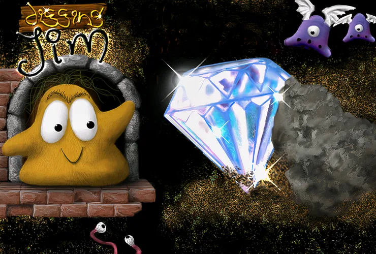 تحميل لعبة الماس القديمة Digjim للكمبيوتر من ميديا فاير